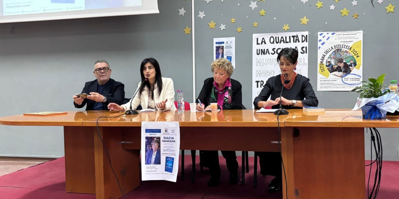Al “Benedetto Radice” arriva Dacia Maraini: “E’ meraviglioso parlare con i ragazzi”