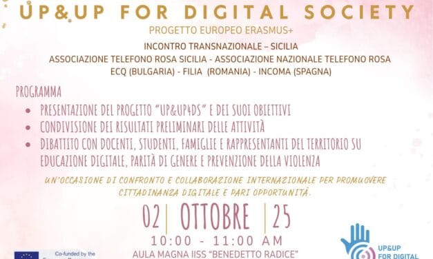 Telefono Rosa Sicilia, giovedì 2 ottobre meeting transnazionale