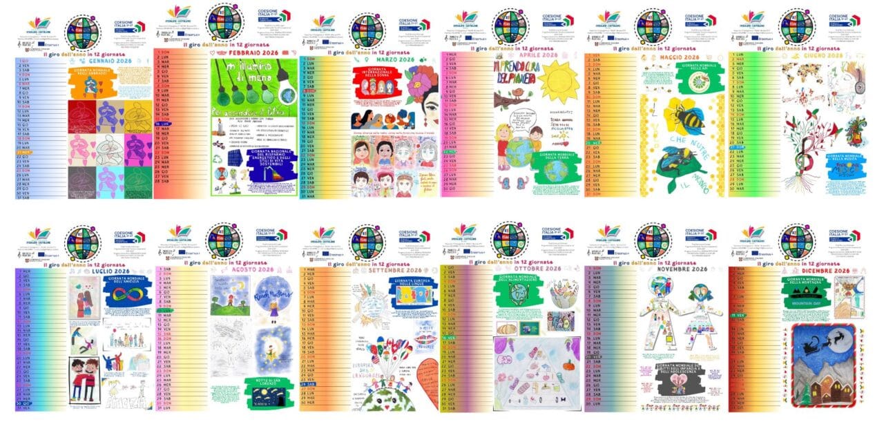 “Il giro dell’anno in 12 giornate”: il calendario degli studenti dello Spedalieri-Castiglione di Bronte”