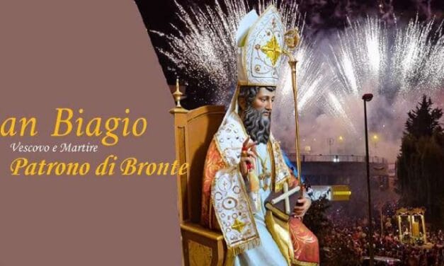 Bronte festeggia San Biagio, la storia del Patrono